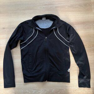 Women's Black Nike Zip Up Jacket Size Small